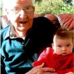 Great Great uncle Alex and great great niece Olivia