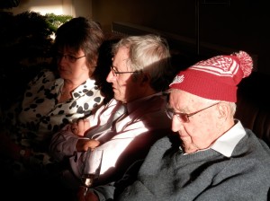 Ali, Colin & Dad, Xmas 2013