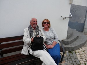 John & Yvonne in Albufeira old town