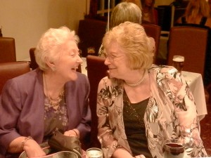 Evelynne & Rosemary, old chums together again.