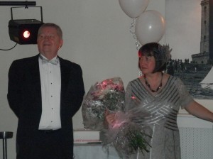 Philip & Catherine, listening to speech from Eddie, Cathy's dad.