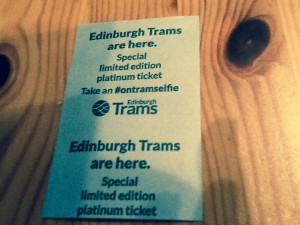 Limited edition platinum ticket