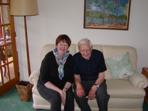 Laughing about something