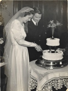 Mum and Dad, wedding day