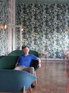 Paul in the Hydro lounge