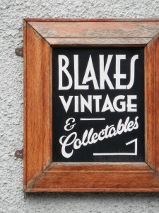 VIntage shop sign, Aberdour